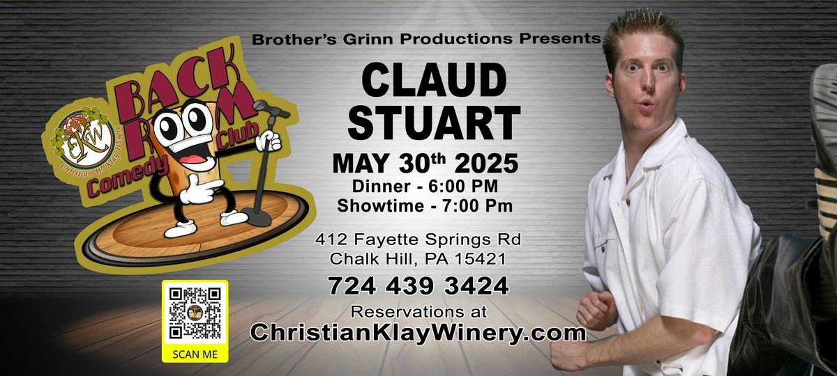 BACK ROOM COMEDY CLUB - CLAUDE STUART, 30 May | Event in Chalkhill | AllEvents