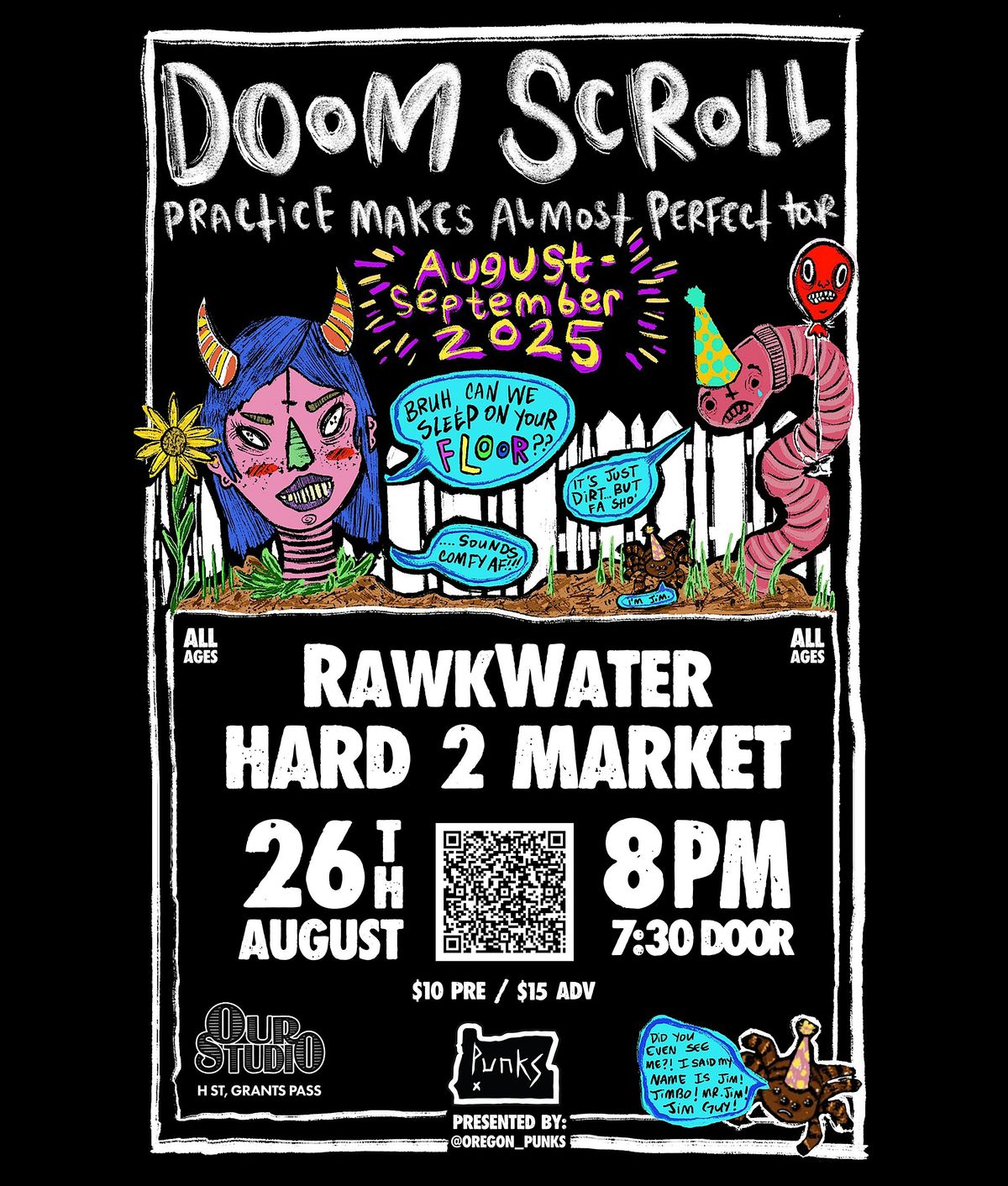Doom Scroll w/ RawkWater & Hard 2 Market, 26 August | Event in Grants Pass | AllEvents