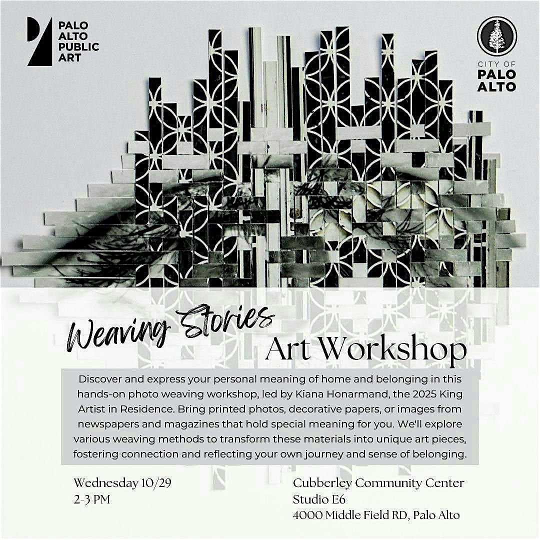 Weaving Stories Workshop, 29 October | Event in Palo Alto | AllEvents