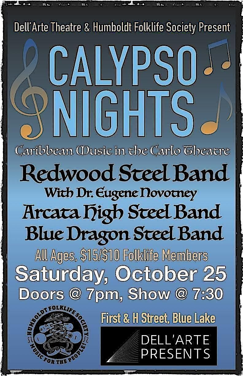 Calypso Nights - Caribbean Music in the Carlo Theatre, 25 October | Event in Blue Lake | AllEvents