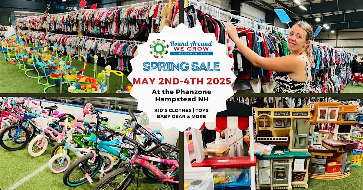 Spring 2025 HUGE Kid's Consignment Sale Event - Round Around We Grow NH, 2 May | Event in Hampstead | AllEvents