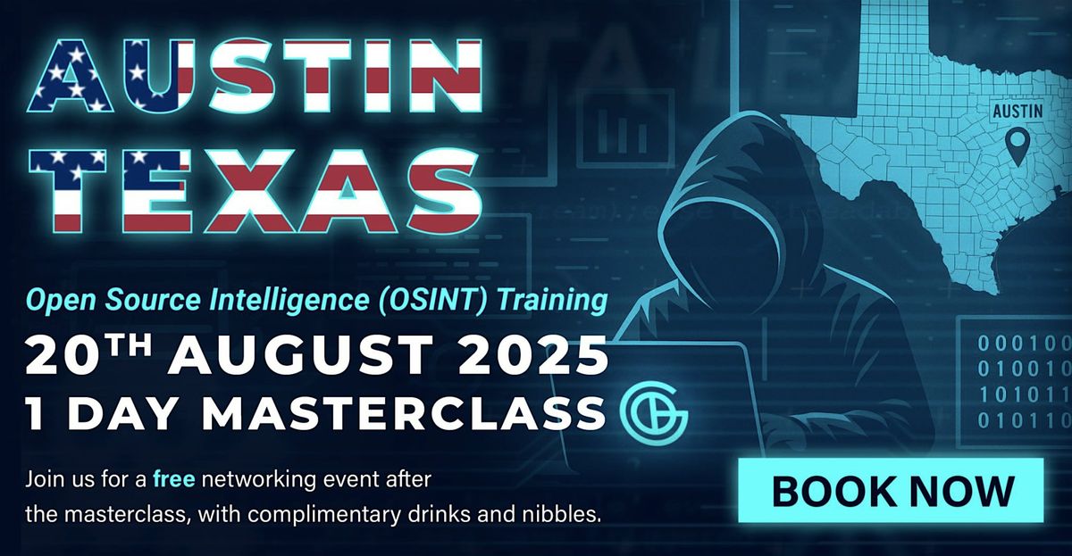 THE DIGITAL HUNT: 1‑Day Open Source Intelligence Training, 20 August | Event in Austin | AllEvents