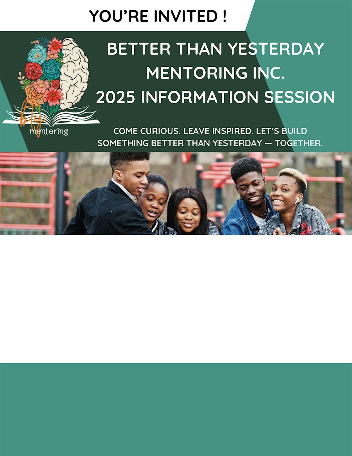 Better Than Yesterday Mentoring Inc.'s 2025 Information Session, 30 August | Event in Bowie | AllEvents