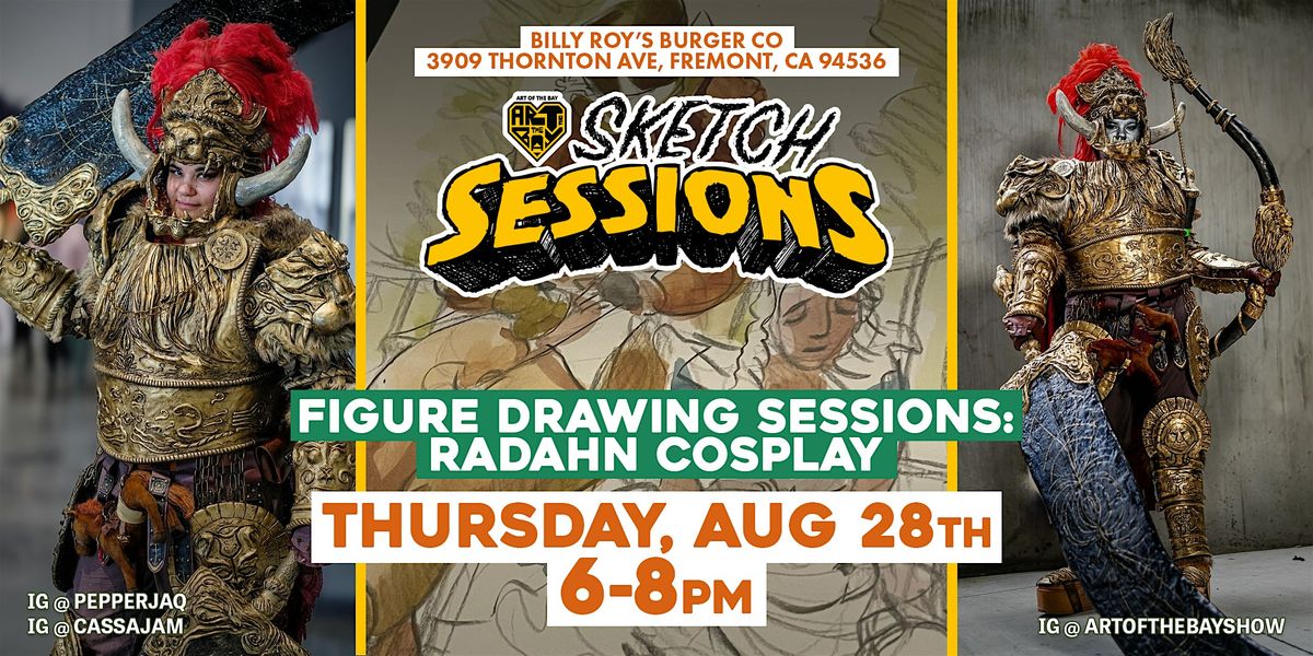 Figure Drawing Sessions: Radahn Cosplay | Fremont, 28 August | Event in Fremont | AllEvents