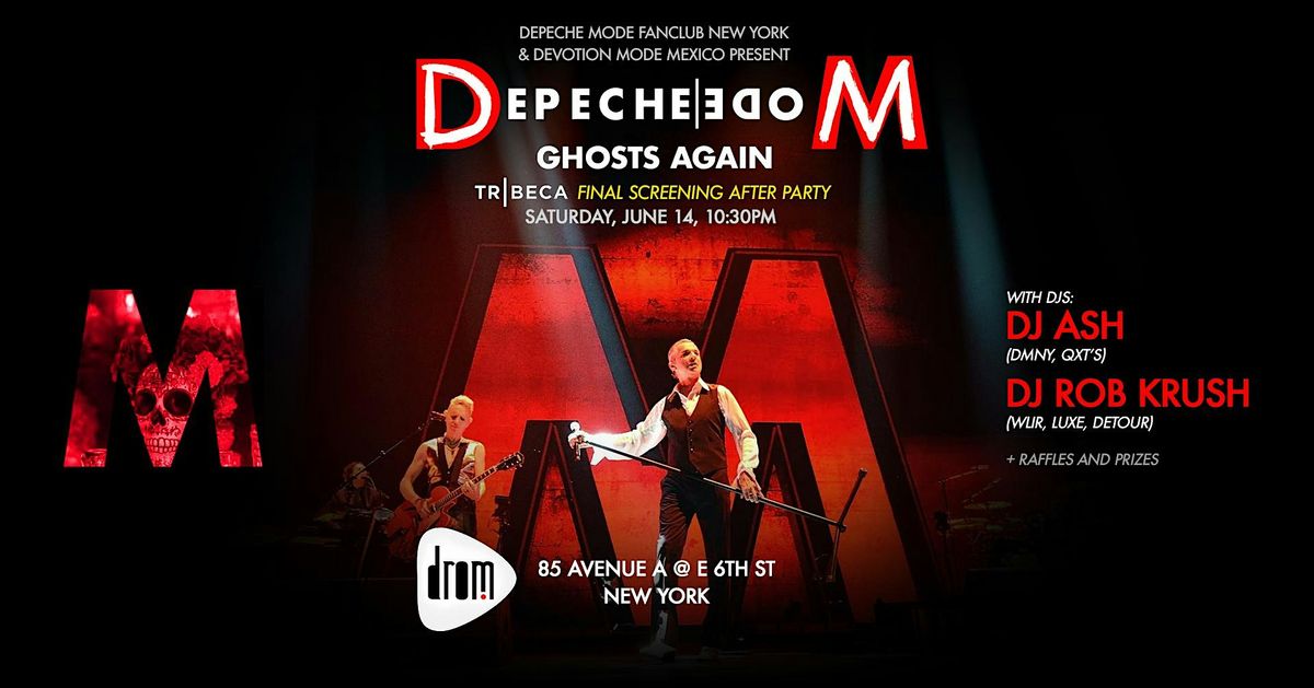 Ghosts Again- Depeche Mode: M - Final Screening AfterParty, 14 June | Event in New York | AllEvents