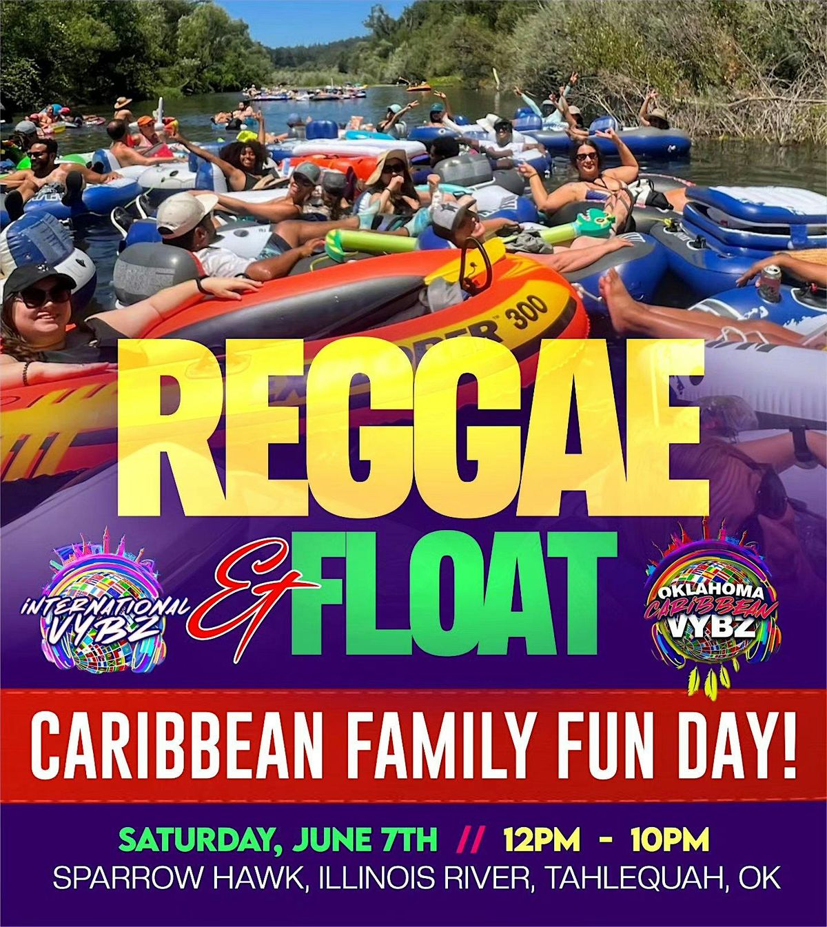 Reggae & Float – Caribbean Family Fun Day!, 7 June | Event in Tahlequah | AllEvents