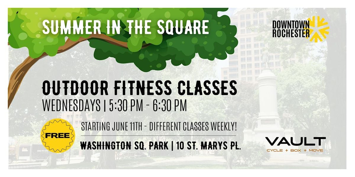 Fitness in Washington Square - 6/25 Sculpt, 25 June | Event in Rochester | AllEvents