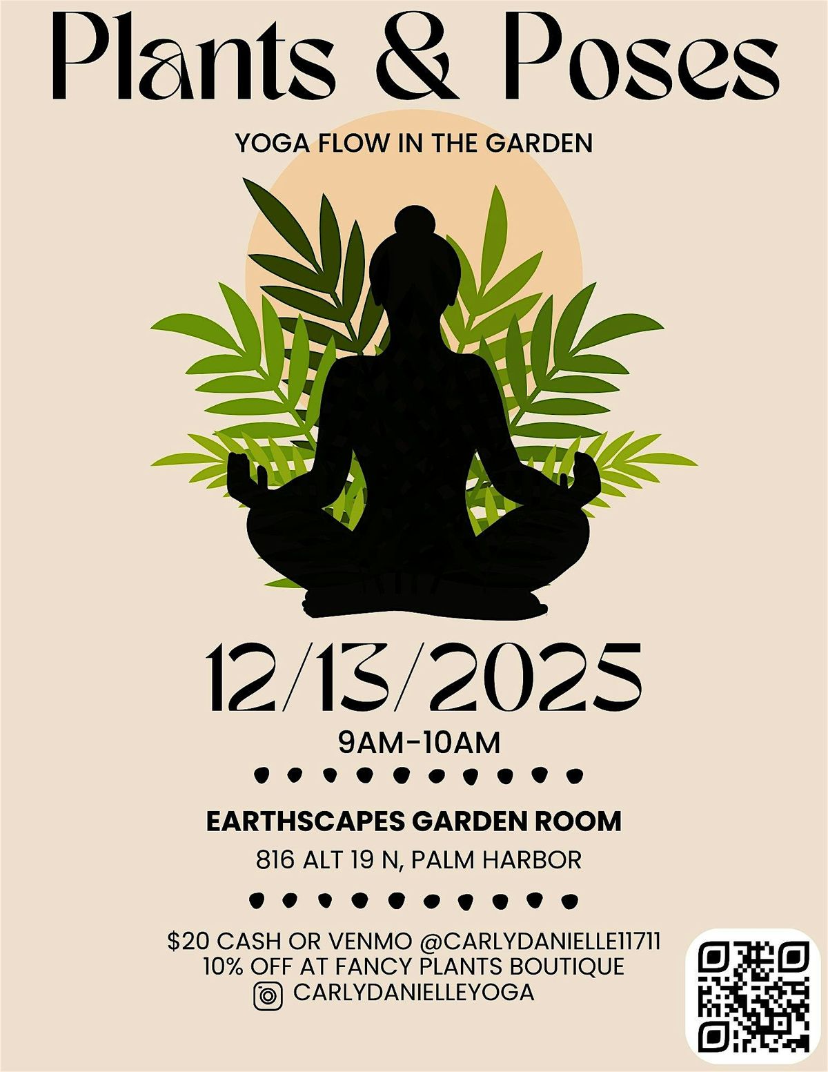 Plants & Poses Yoga Flow - Second Saturday of the Month!, 13 December | Event in Palm Harbor | AllEvents