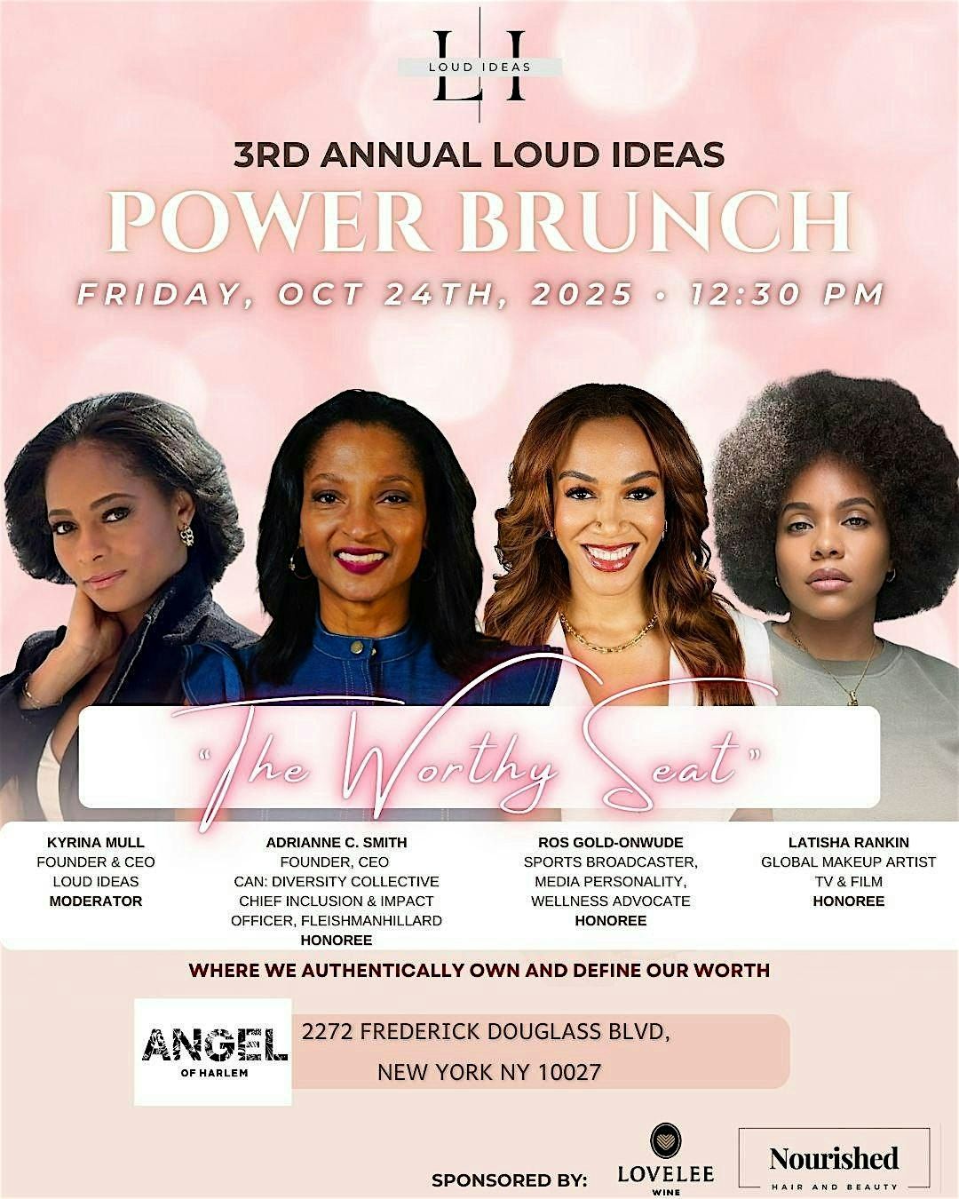 3rd Annual Loud Ideas Power Brunch, 24 October | Event in New York | AllEvents