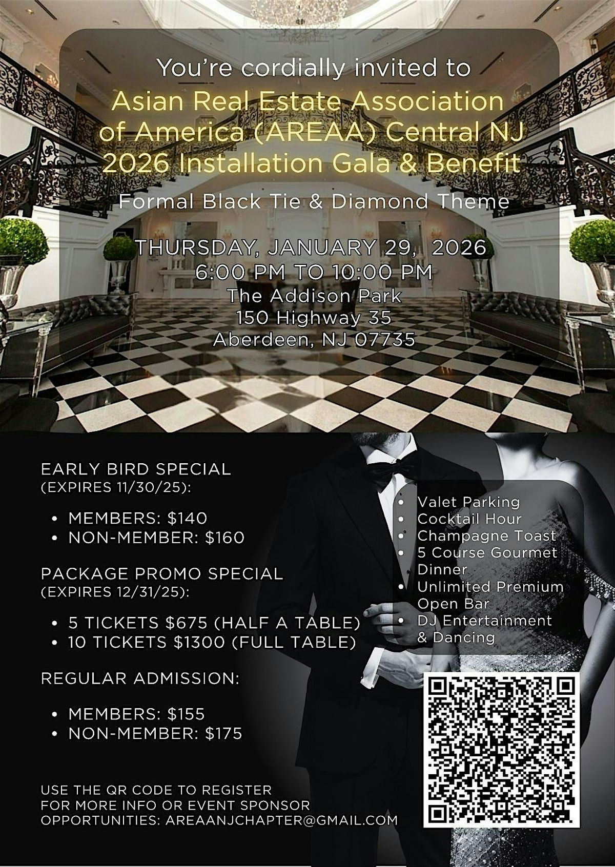 AREAA CNJ 2026 Installation Gala & Fundraiser, The Addison Park ...