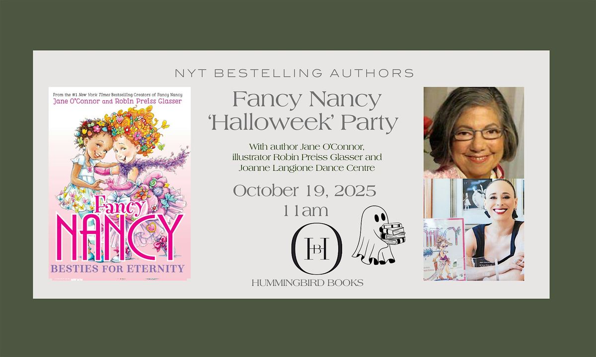 Fancy Nancy 'Halloweek' Story Time and Dance Party, 19 October | Event in Newton | AllEvents
