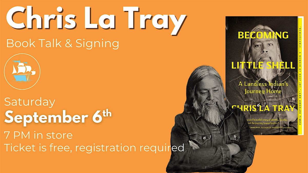 Chris La Tray Author Talk-Becoming Little Shell, 6 September | Event in Boise | AllEvents