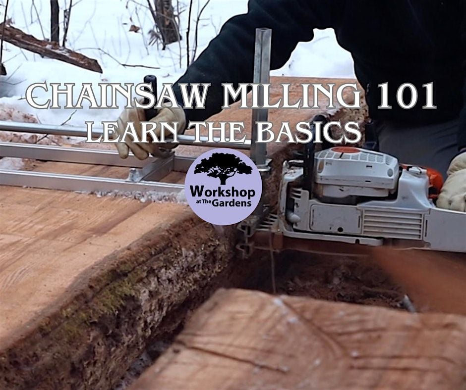Chainsaw Milling 101: An Introduction to Chainsaw Milling, 8 November | Event in Northfield | AllEvents