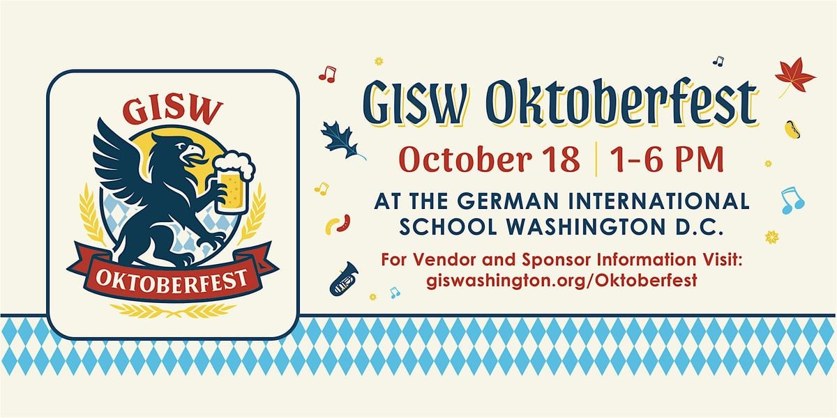 GISW Oktoberfest, 18 October | Event in Potomac | AllEvents