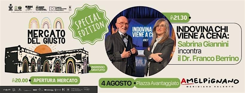 Mercato del Giusto - Special Edition AMelpignano, 4 August | Event in Melpignano | AllEvents
