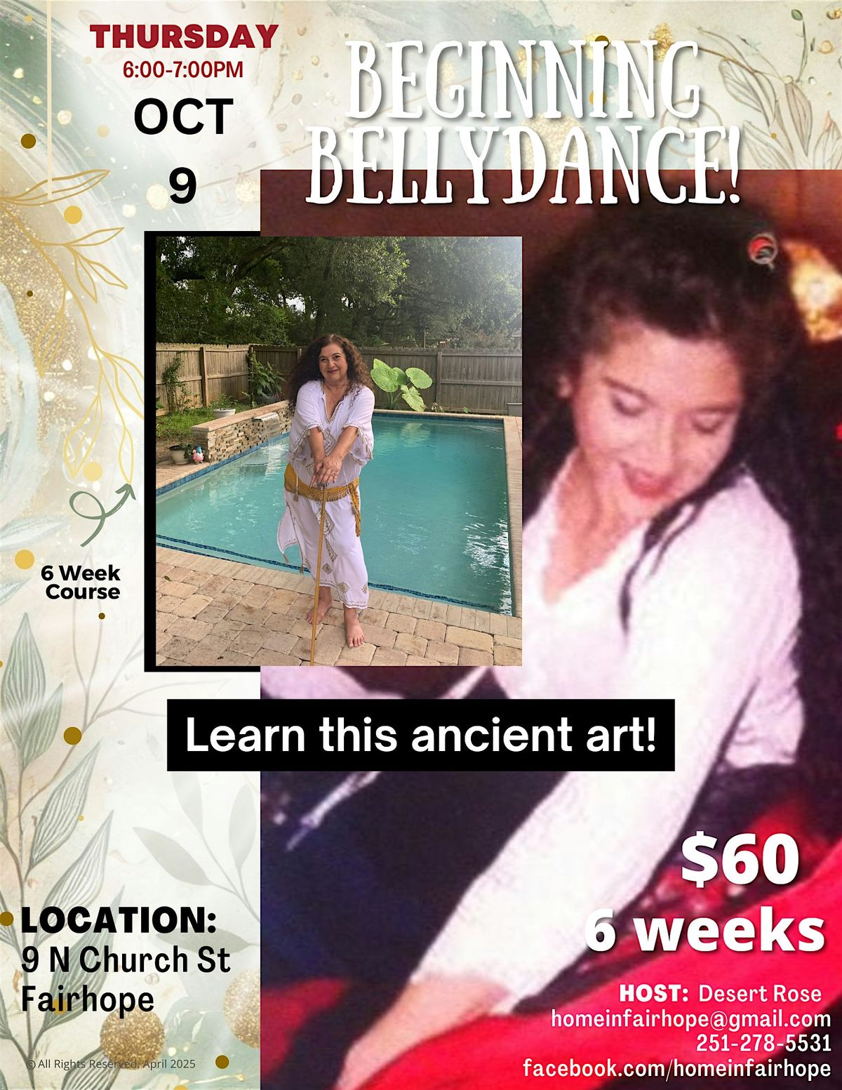 Beginning Belly Dance Techniques with Samra!, 9 October | Event in Fairhope | AllEvents