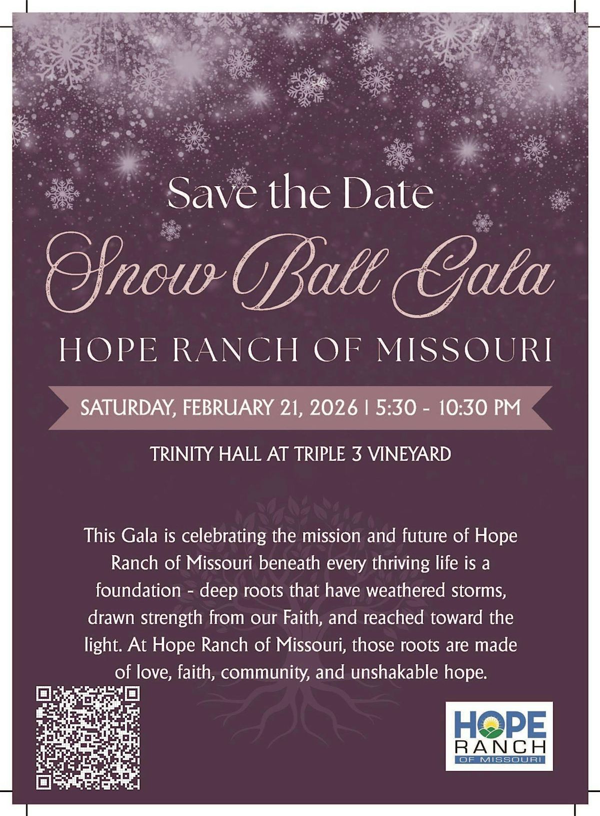 Hope Ranch of Missouri's Annual Snow Ball Gala, 21 February | Event in Washington | AllEvents