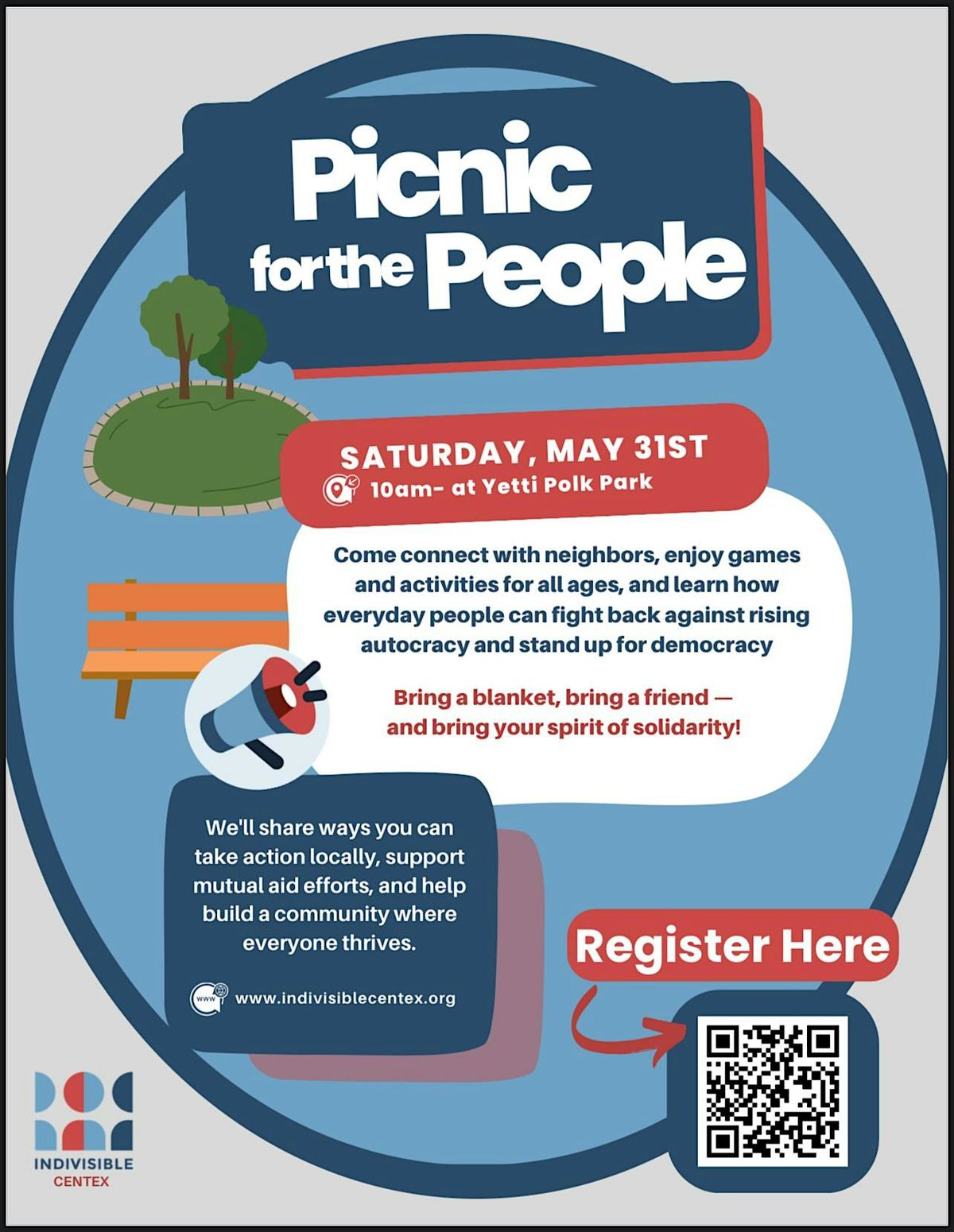 Picnic for the People: Indivisible Centex, 31 May | Event in Belton | AllEvents