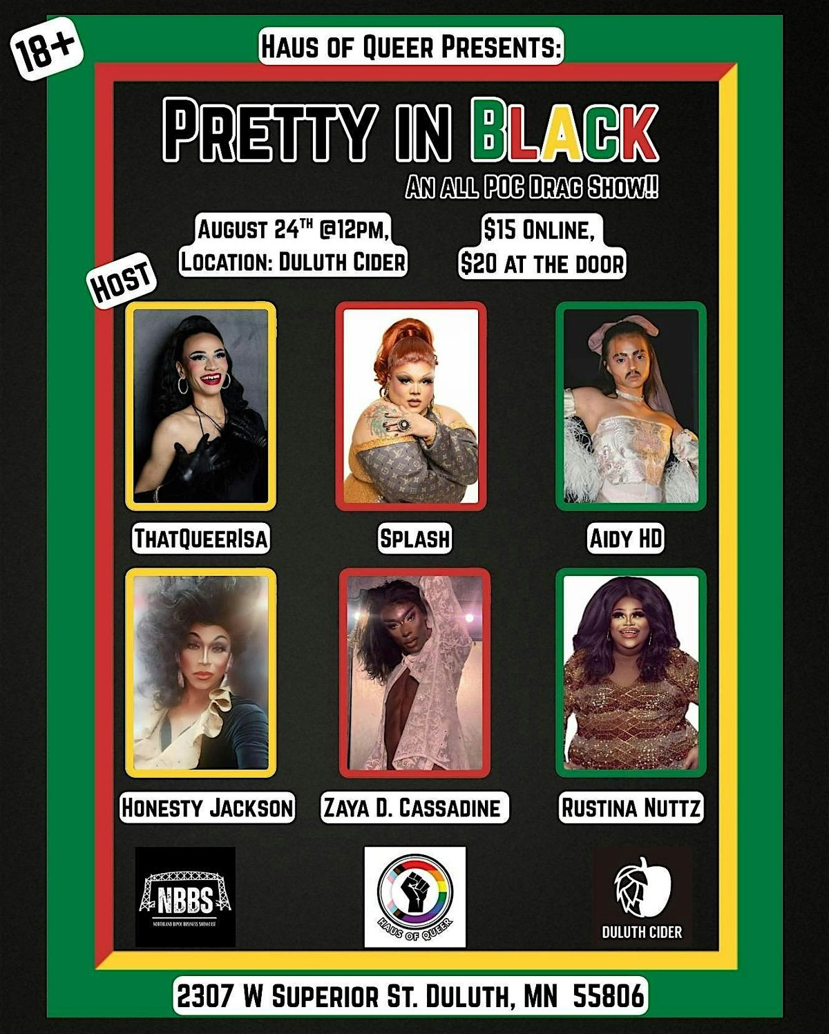 Haus of Queer Presents: Pretty In Black, 24 August | Event in Duluth | AllEvents