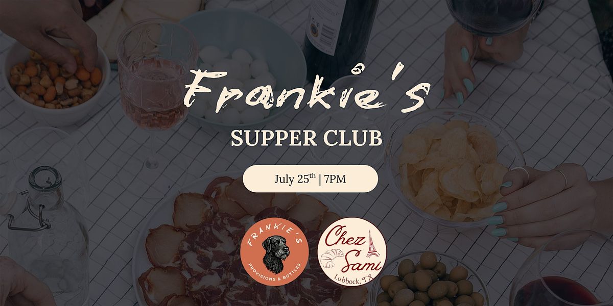 Frankie's Supper Club Presents: A Spanish Summer, 25 July | Event in Lubbock | AllEvents
