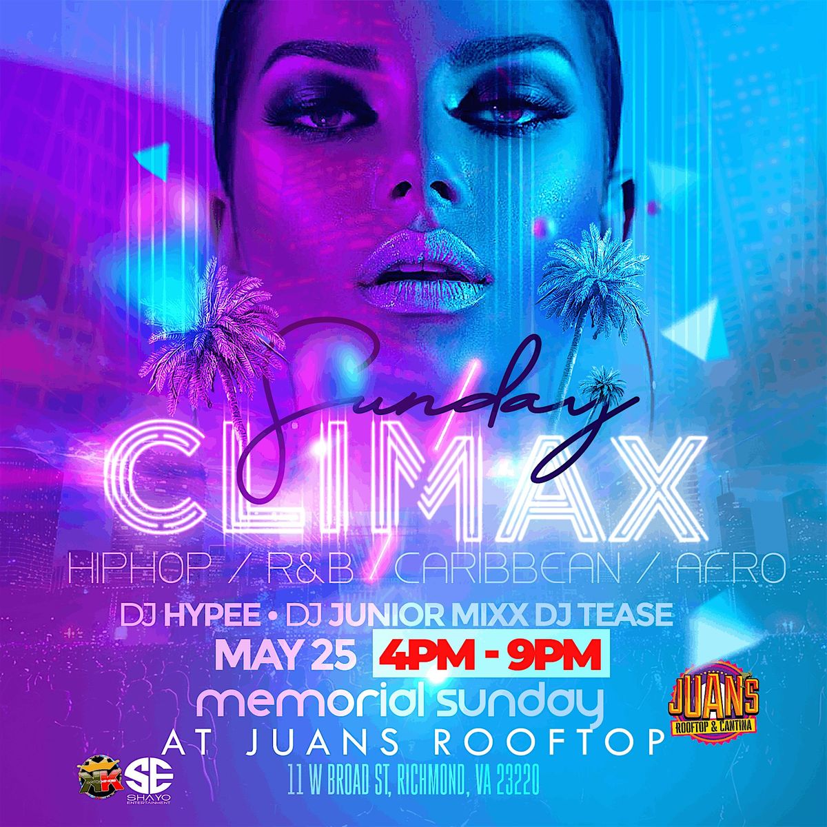 CLIMAX  ROOFTOP EDITION (Shayo), 25 May | Event in Richmond | AllEvents
