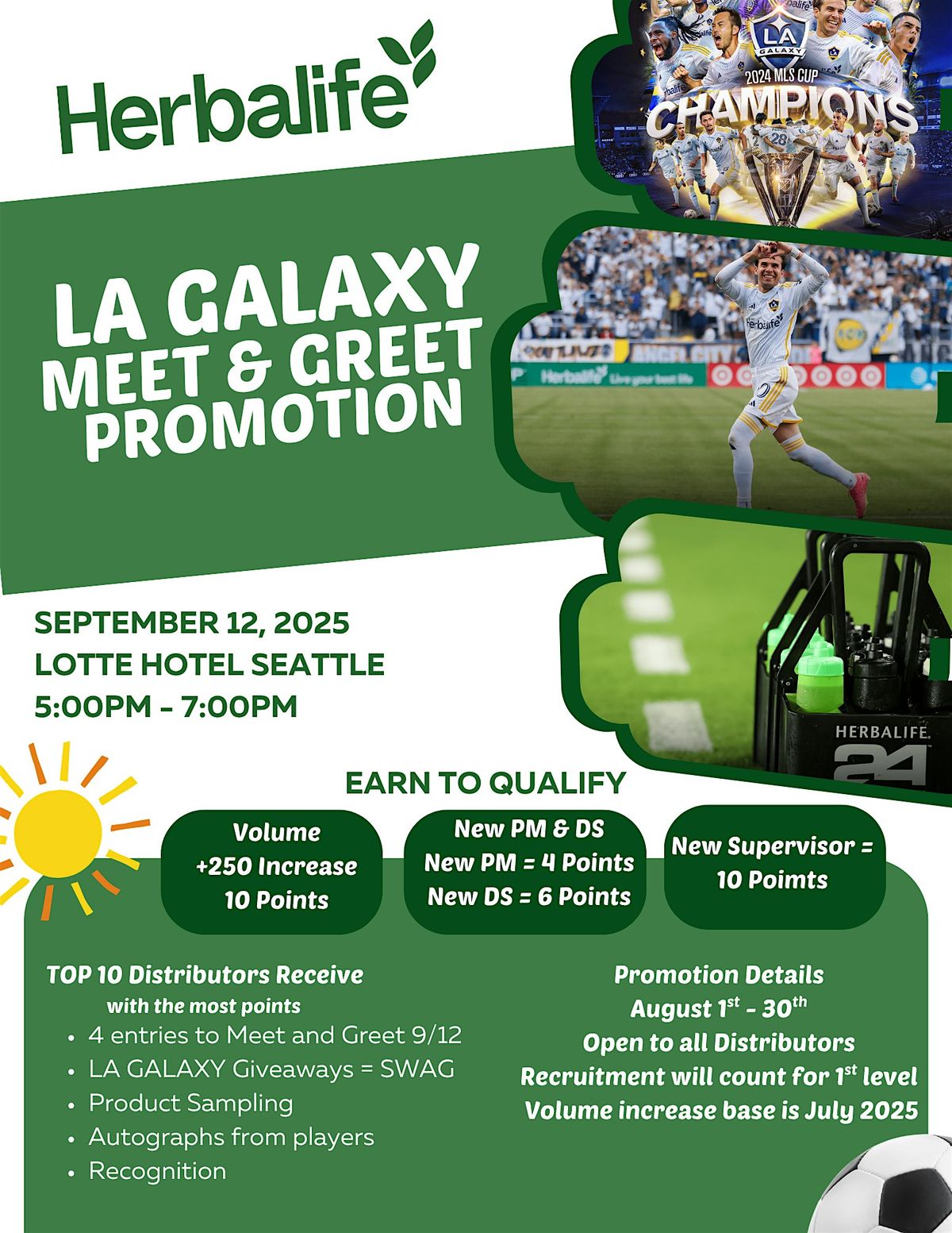 Herbalife - Seattle/LA Galaxy Event, 12 September | Event in Seattle | AllEvents