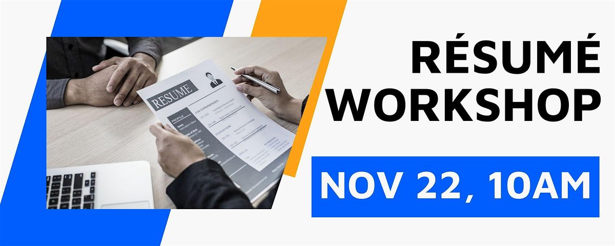 Résumé Workshop for Job Seekers, 22 November | Event in Austin | AllEvents