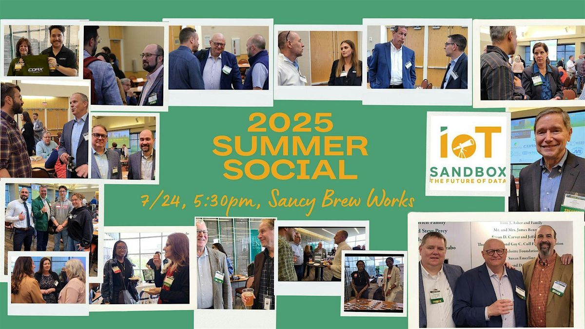 2025 #IoTinOhio Summer Social, 24 July | Event in Cleveland | AllEvents