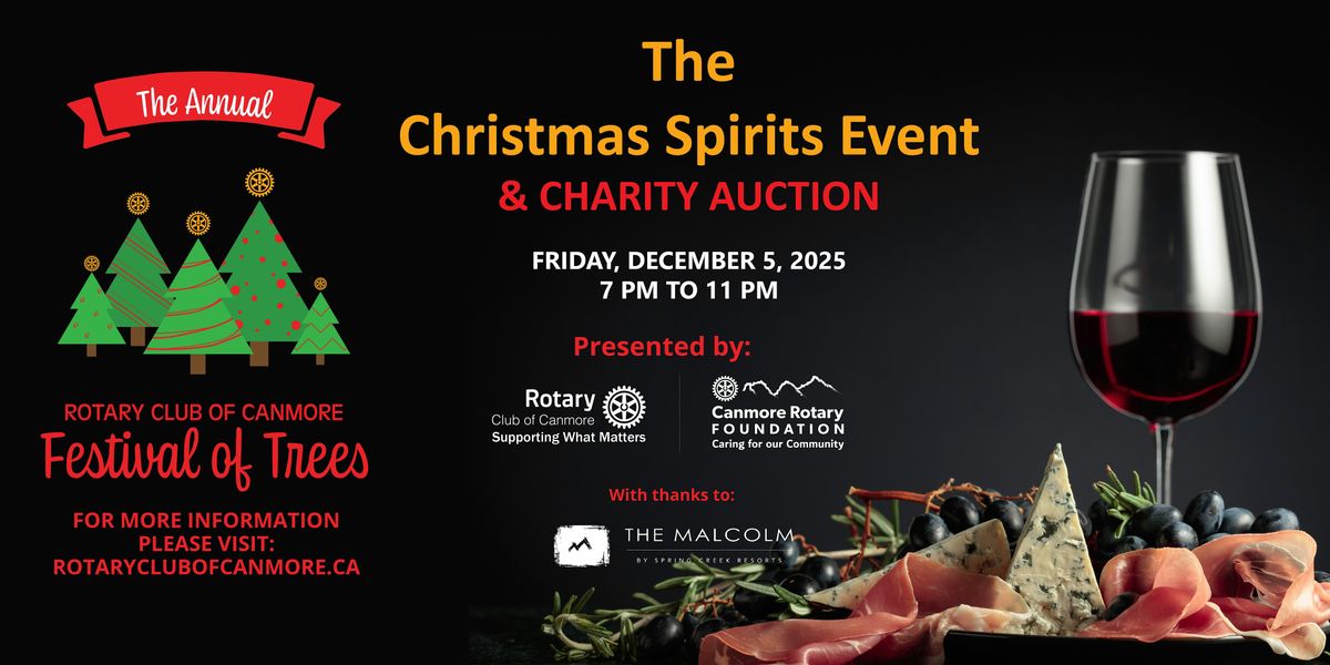 Festival of Trees - The Christmas Spirits Event - Tickets $ 105 + Fees, 5 December | Event in Canmore | AllEvents