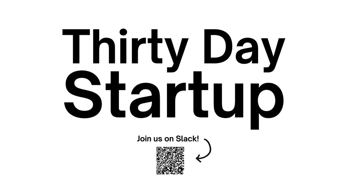 Thirty Day Startup | Event in Edmonton | AllEvents