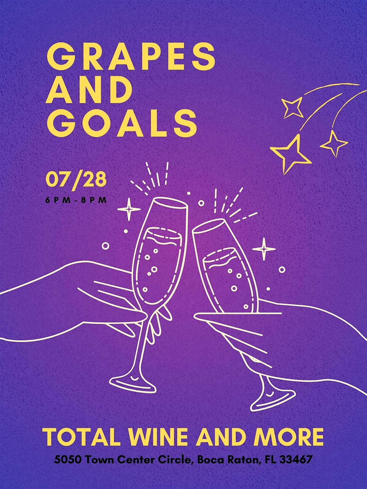 Grapes & Goals, 28 July | Event in Boca Raton | AllEvents