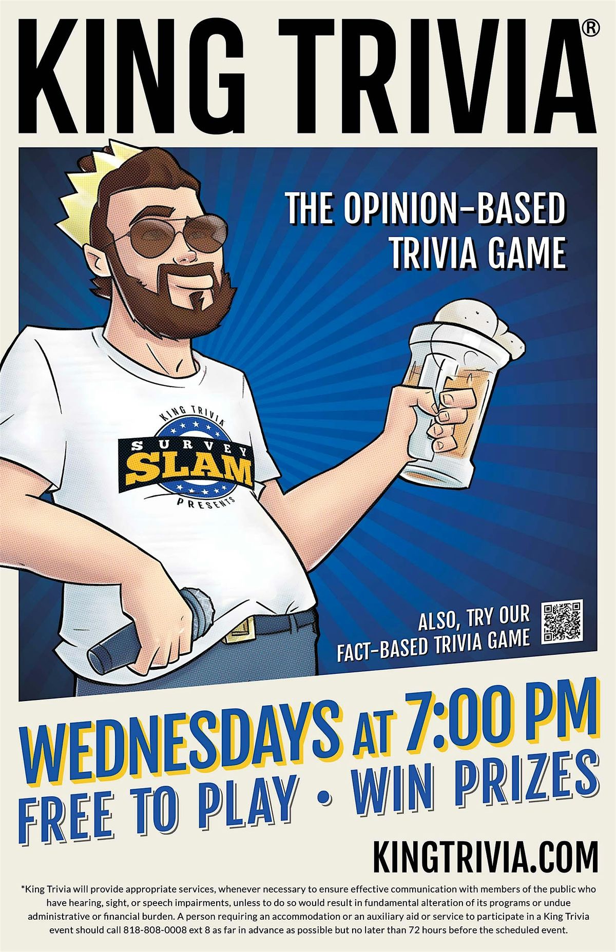 King Trivia Presents: Survey Slam | Event in Arlington | AllEvents