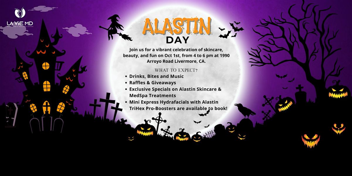 Alastin Day with LA ViE MD, Livermore, 1 October | Event in Livermore | AllEvents