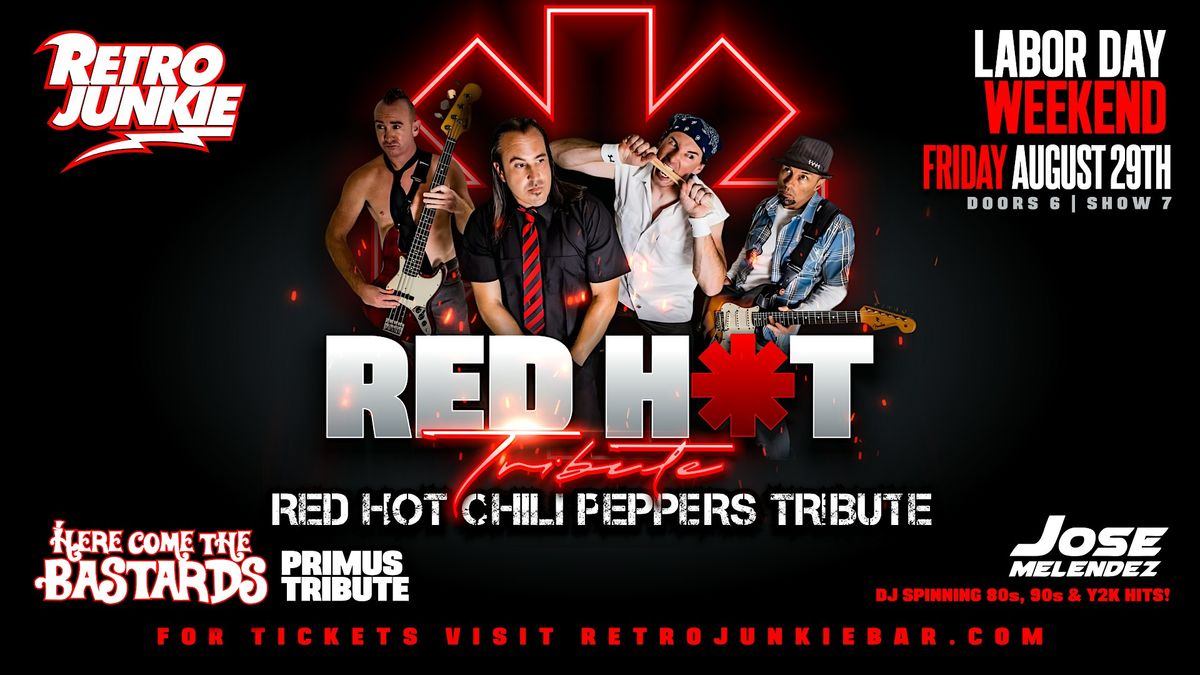 Red Hot Chili Peppers & Primus Tributes  + DJ After-Party @ Retro Junkie!, 29 August | Event in Walnut Creek