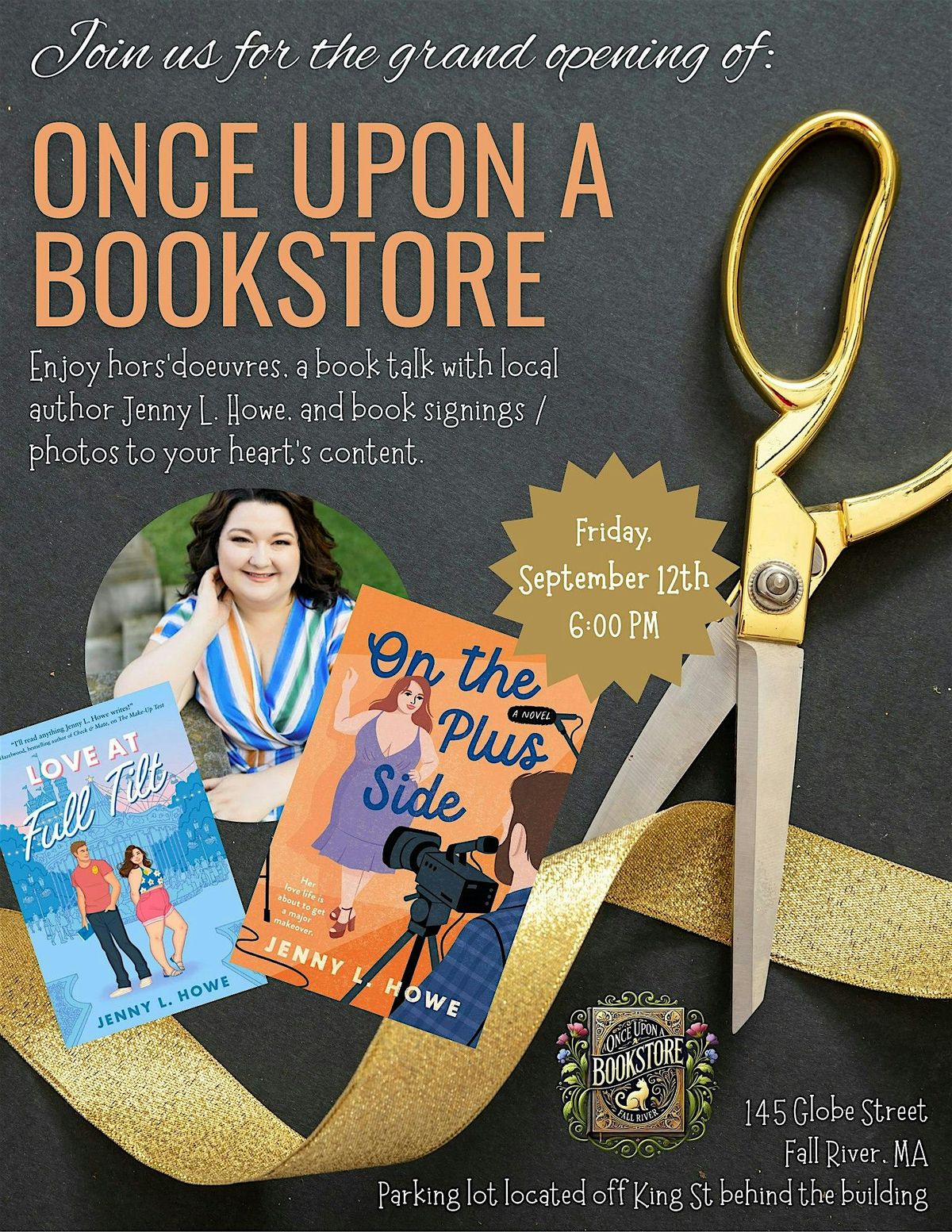 Grand Opening of Once Upon a Bookstore, 12 September | Event in Fall River | AllEvents