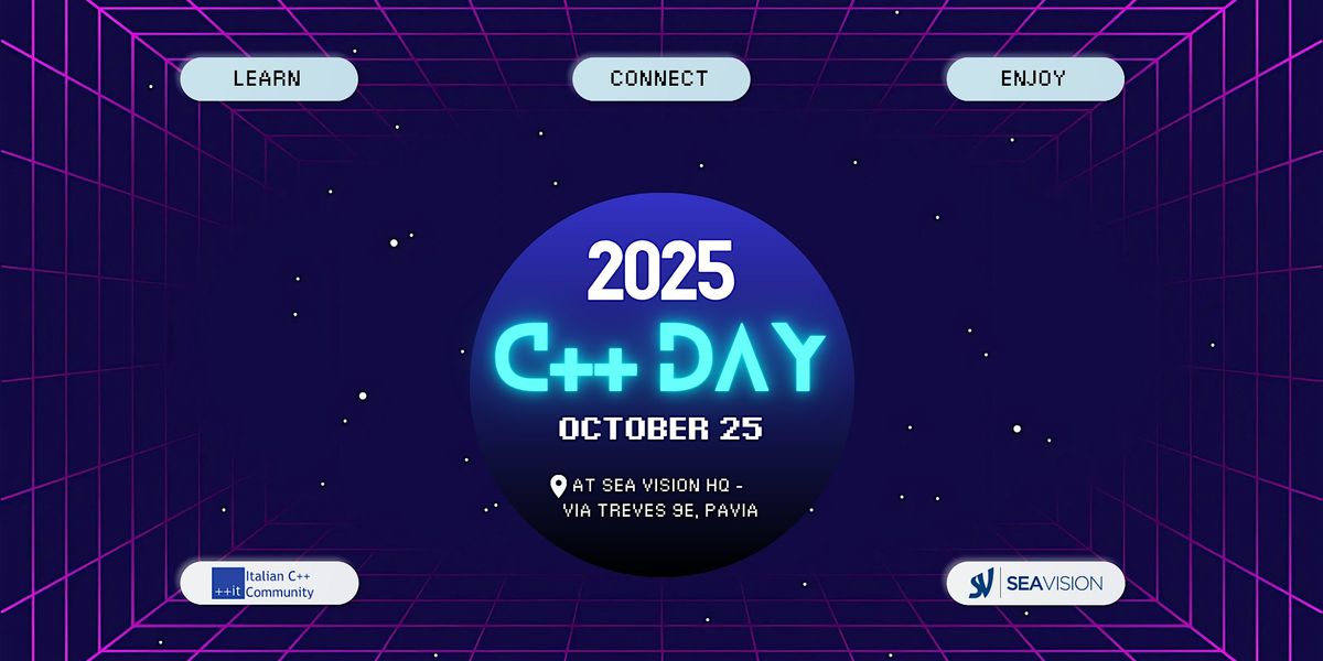 C++ Day 2025, 25 October | Event in Pavia | AllEvents