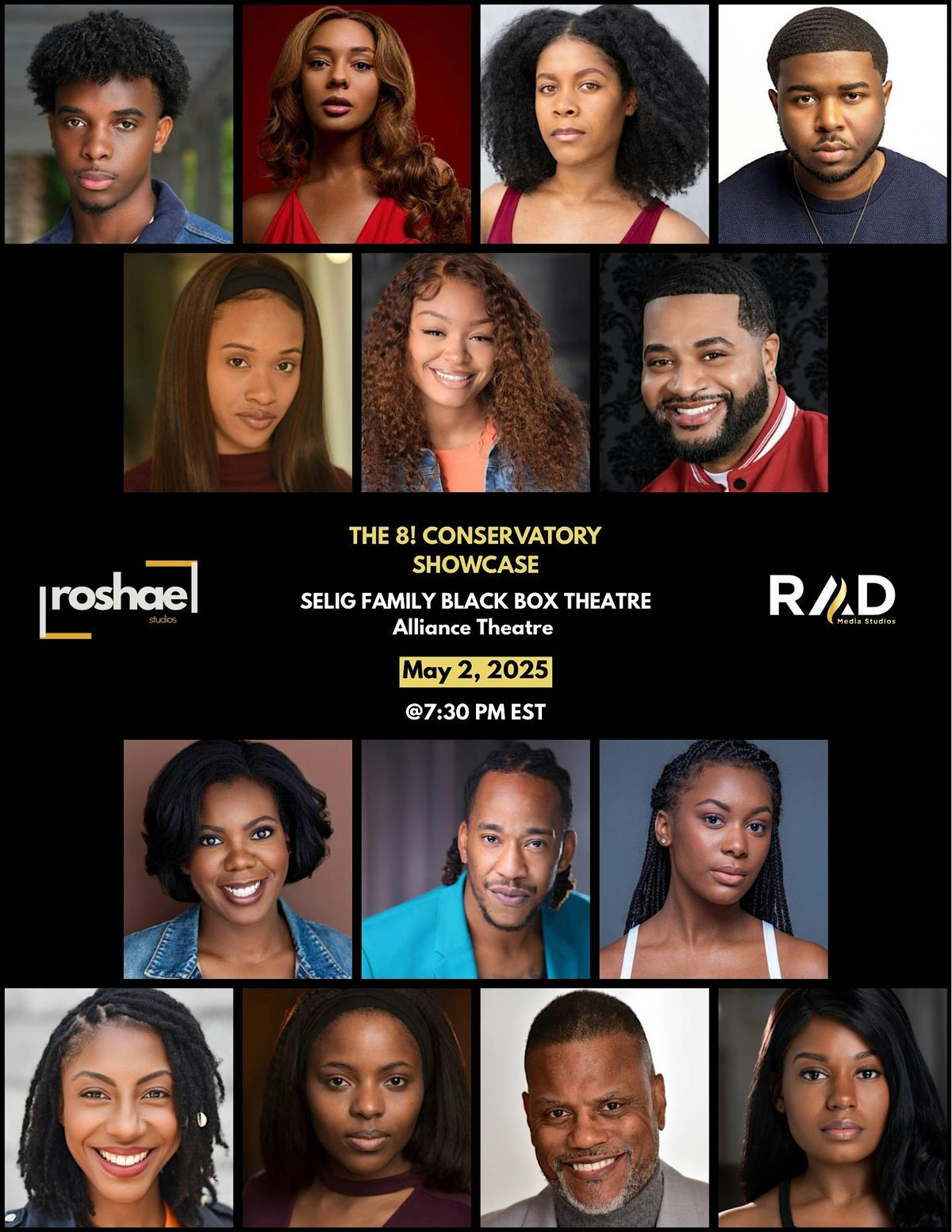 Roshae Studios - The 8! Conservatory May 2025 Showcase, 2 May | Event in Atlanta | AllEvents