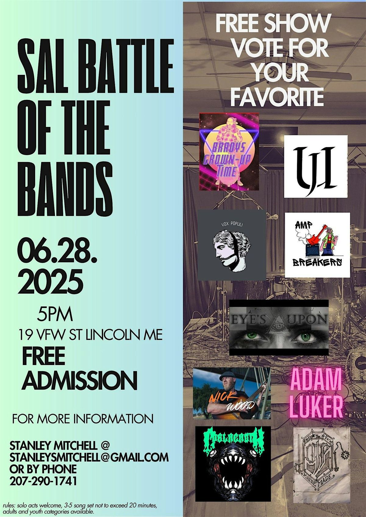 2nd Annual Battle of the Bands!, 28 June | Event in Lincoln | AllEvents
