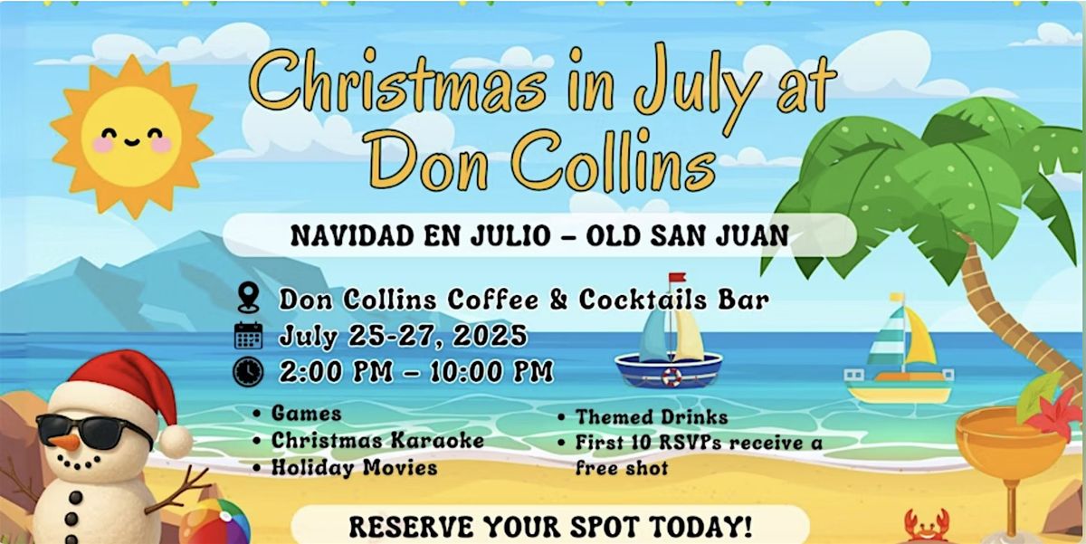 Navidad en Julio: A Puerto Rican Christmas Pop-Up, 25 July | Event in San Juan | AllEvents