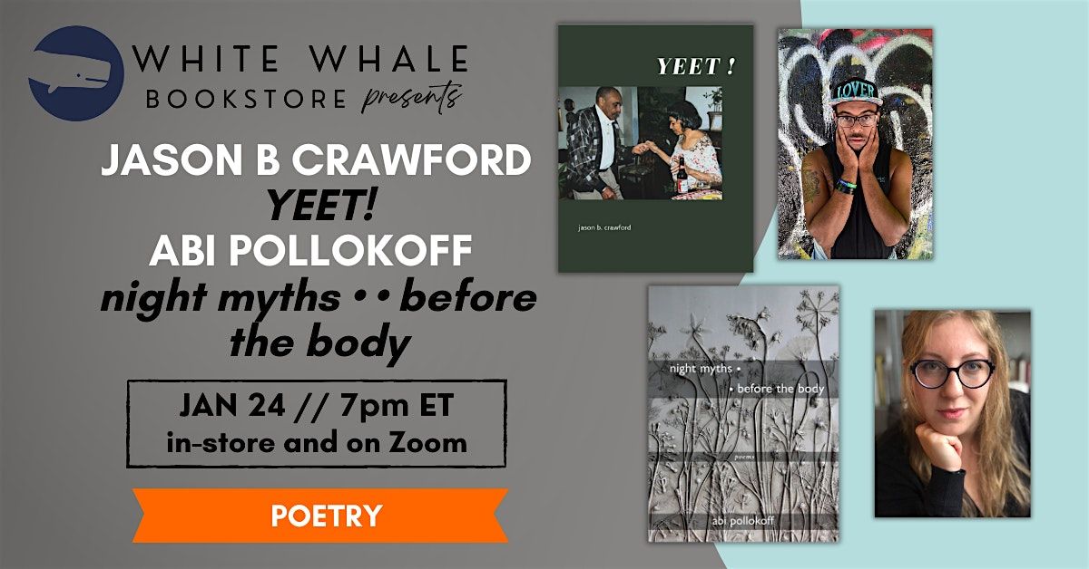 Reading & Conversation: Jason B. Crawford and Abi Pollokoff, 24 January | Event in Pittsburgh | AllEvents