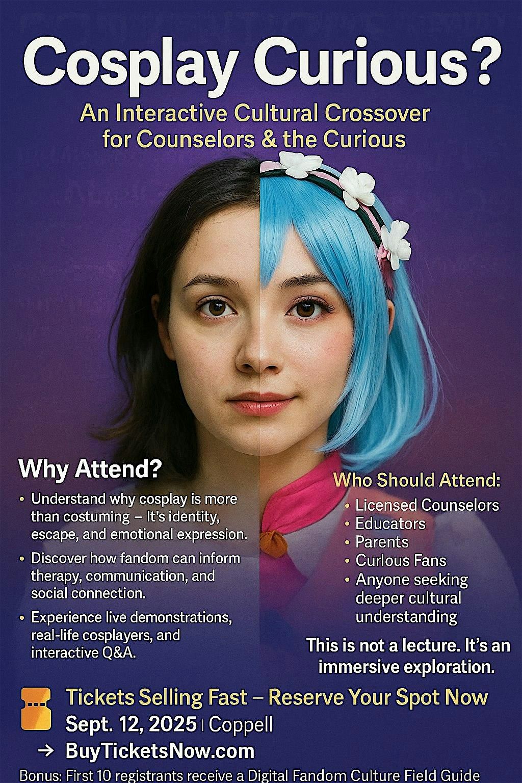 Cosplay Curious? An Interactive Cultural Crossover for Counselors & the Cur, 12 September | Event in Coppell
