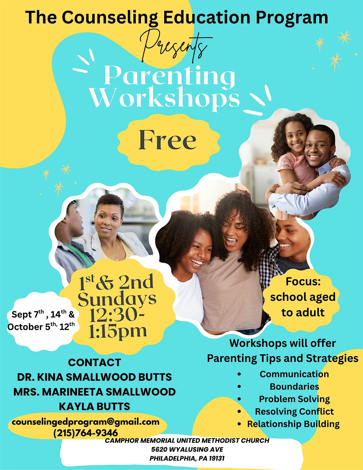 Parenting Workshop, 7 September | Event in Philadelphia | AllEvents