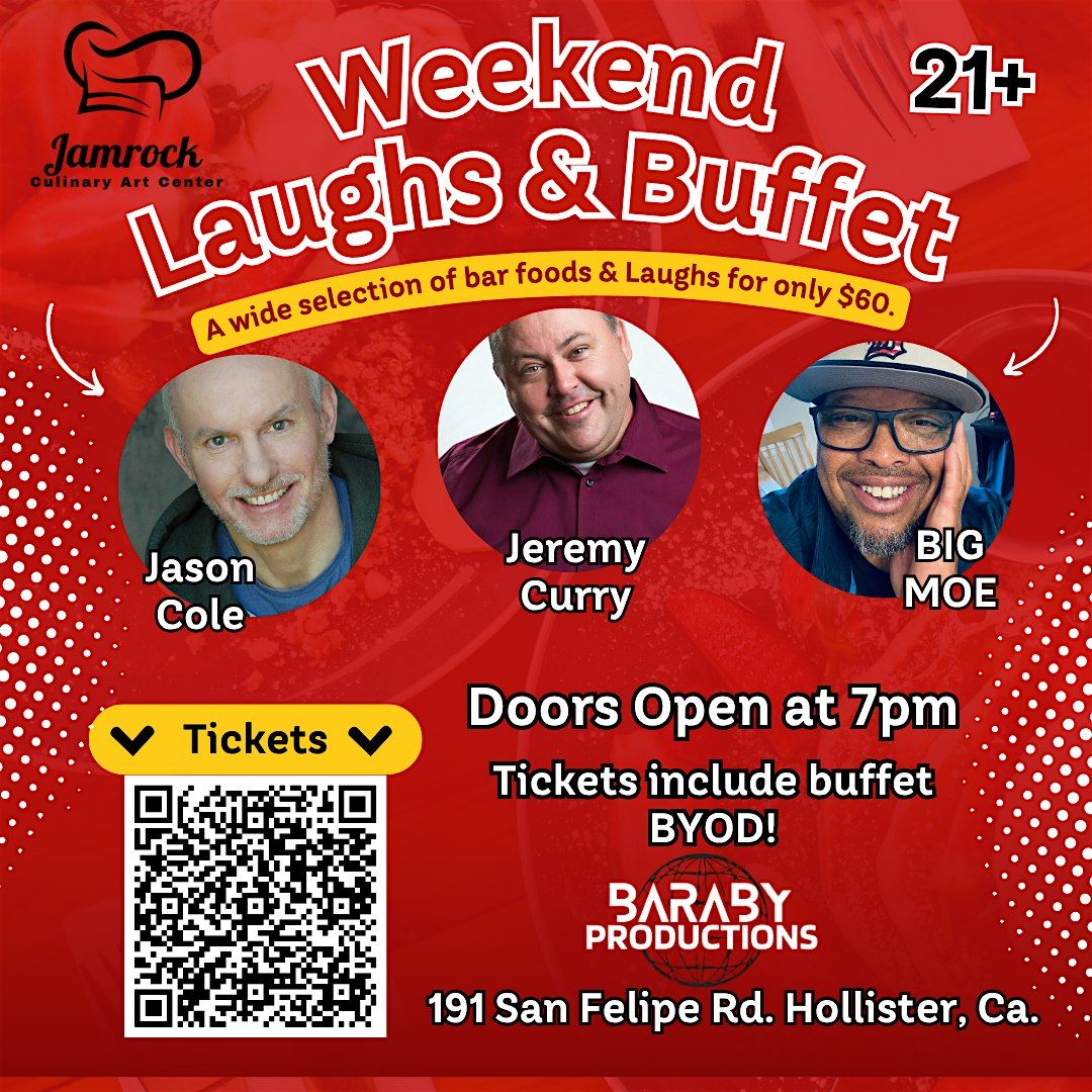 Weekend Laughs & Buffet (a comedy experience), 26 July | Event in Hollister | AllEvents