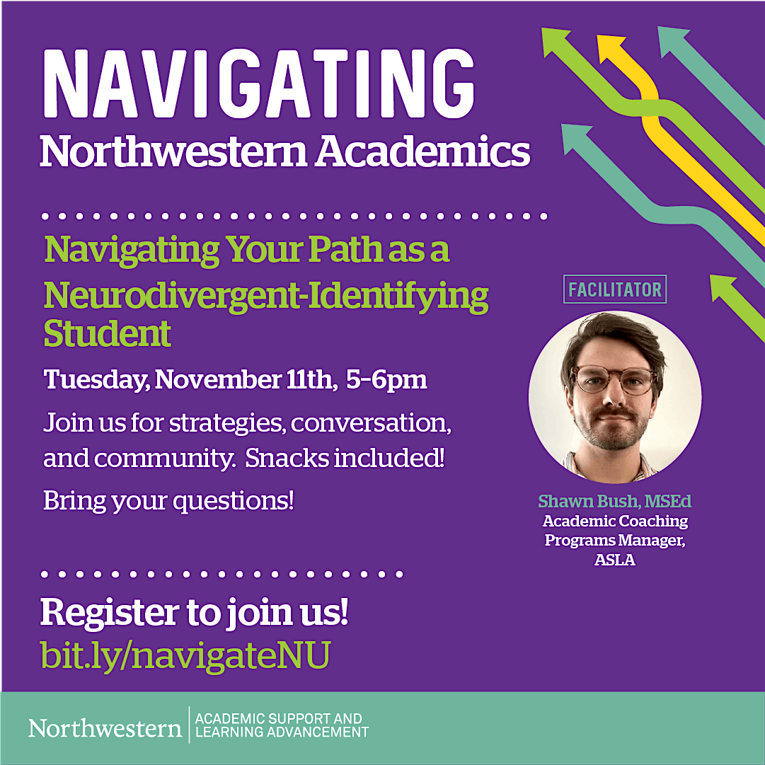 NNA Event: Navigating Your Path as a Neurodivergent-Identifying Student, 11 November | Event in Evanston | AllEvents