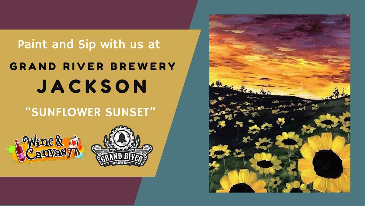 Sunflower Sunset – Paint and Sip – GRB Jackson, 11 September | Event in Jackson | AllEvents