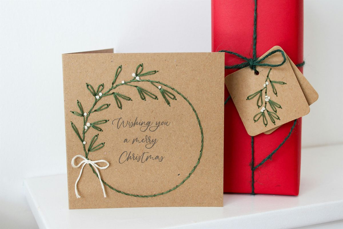 Christmas Card and Gift Tag Hand Embroidery, 13 November | Event in Glossop | AllEvents