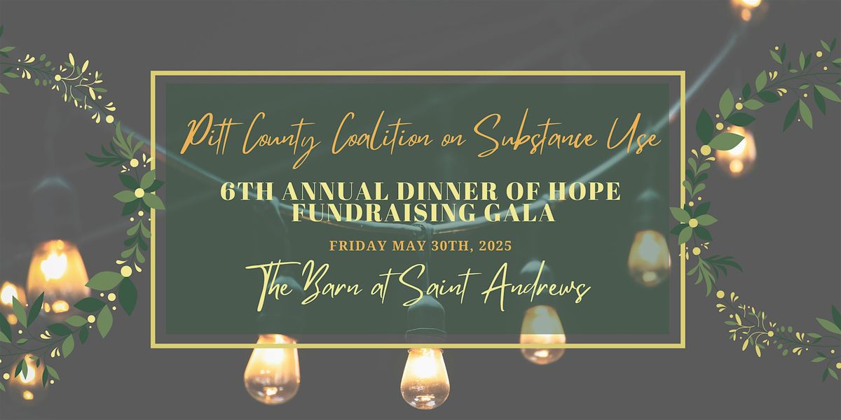 6th Annual Dinner of Hope Fundraising Gala, 30 May | Event in Greenville | AllEvents
