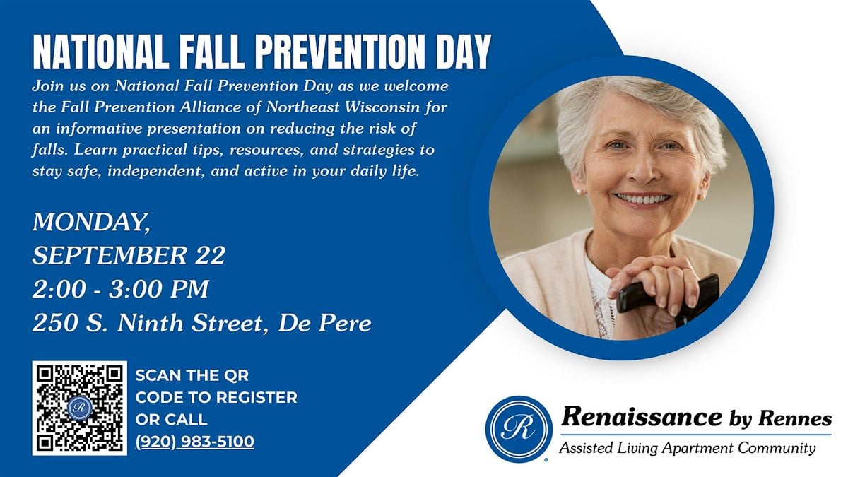 National Fall Prevention Day Class at Renaissance by Rennes-De Pere, 22 September | Event in De Pere | AllEvents