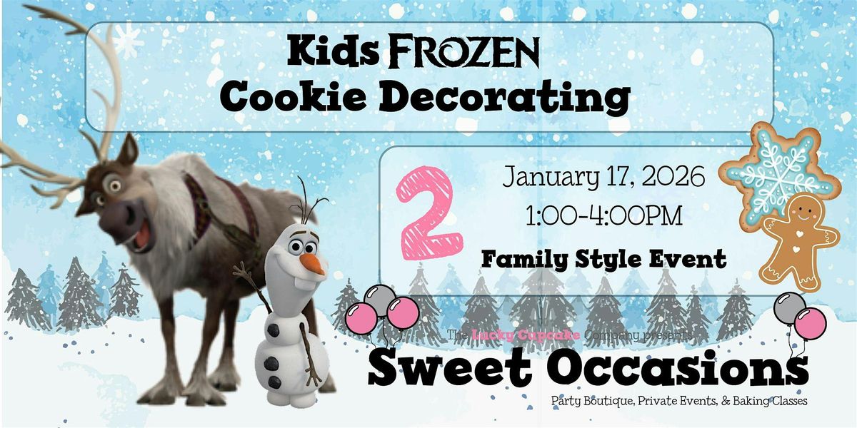 Kids FROZEN Cookie Decorating - Session 2, 17 January | Event in Lahaska | AllEvents