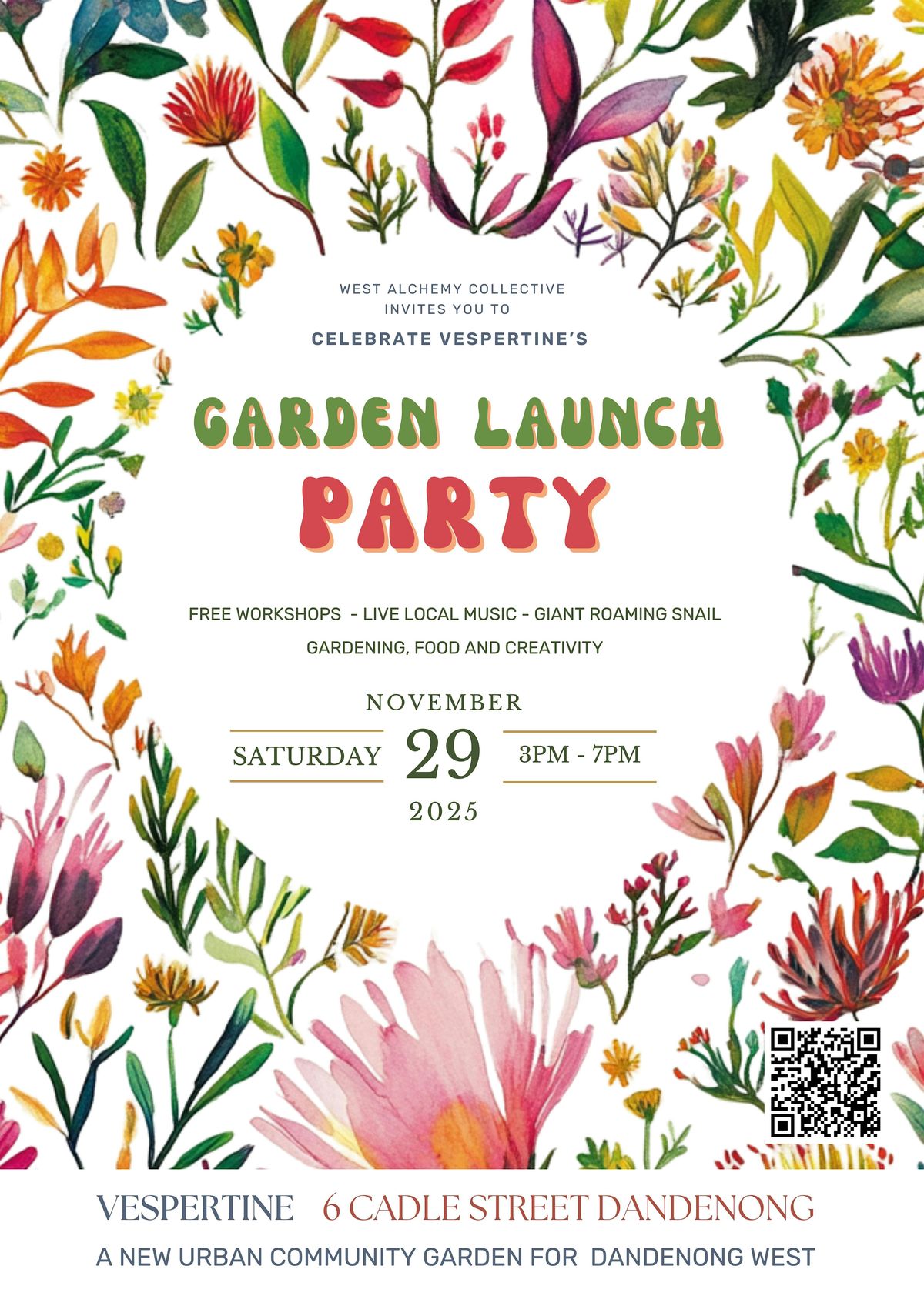 Vespertine’s Garden Launch Party | Event in Dandenong | AllEvents